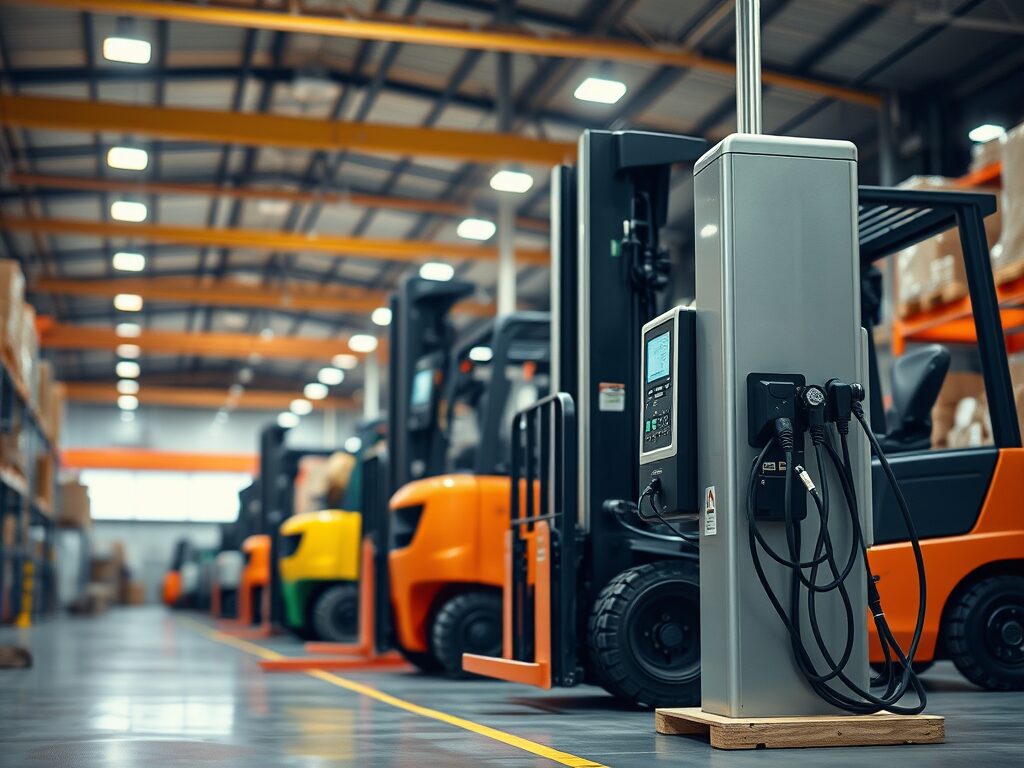 מטענים למלגזות חשמליות