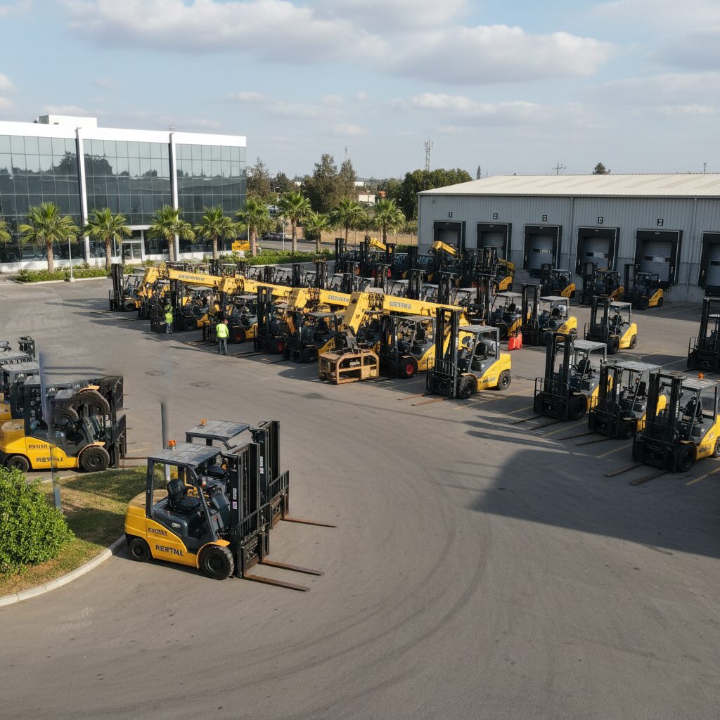 צי מלגזות להשכרה